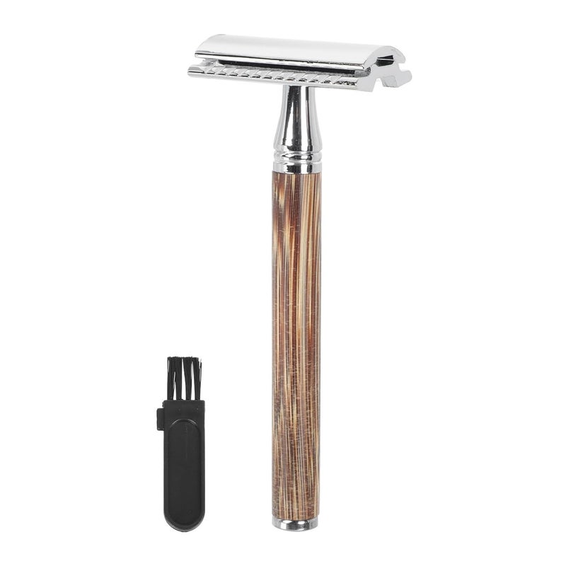 Vintage Double Sided Safety Razor Handle For Men Manual Beard Trimming Tool - Image 1